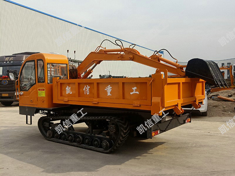 履带随车挖